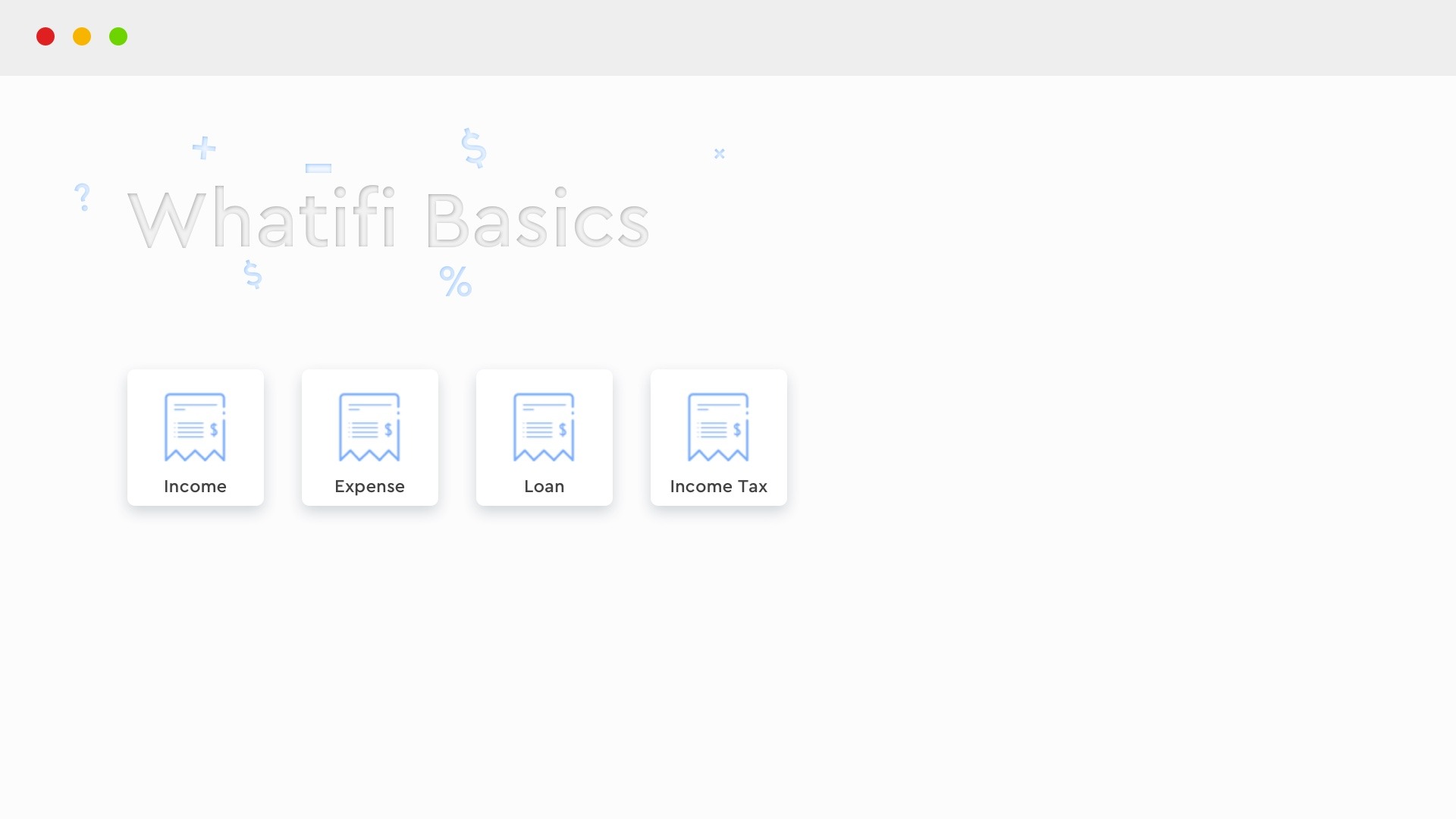 whatifi Basics Module (released)